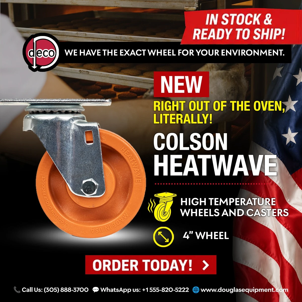 Colson HeatWave High-Temp Caster