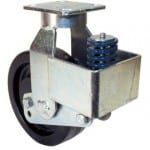 spring loaded caster wheels